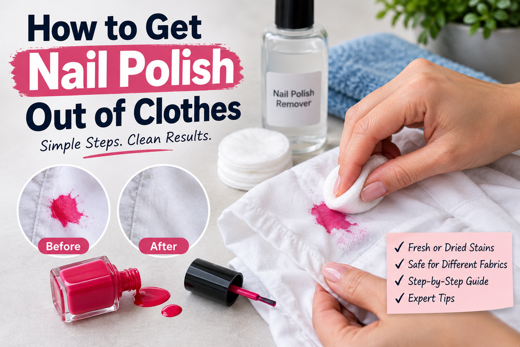 How to Get Nail Polish Out of Clothes