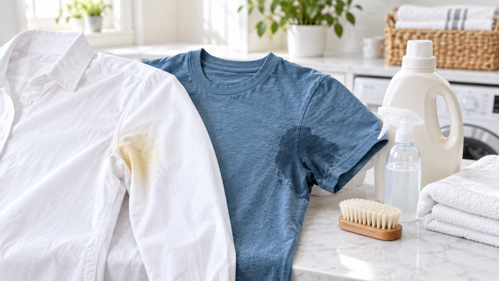 How to Remove Sweat Stains From Clothes