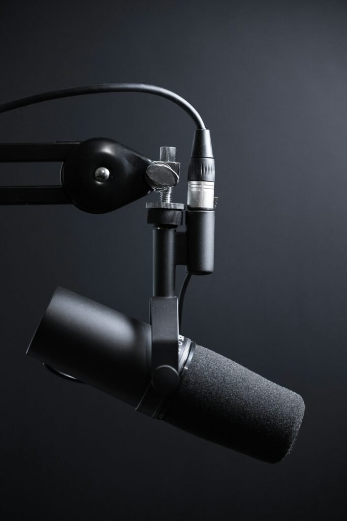 Podcast recording setup